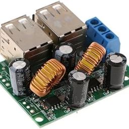UJEAVETTE 2xDC 36/24/12/9V To 5V 3A Multi USB Car Charger Solar Energy Step-down Module-image-26
