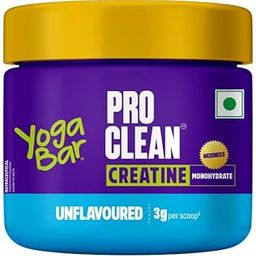 Yoga Bar Pro Clean Creatine Monohydrate | Micronised | Unflavoured | 3g Per Scoop | 100g | Easy Mix Formula for Fitness and Strength Support-29