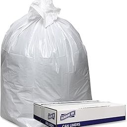Genuine Joe Extra Heavy-Duty White Trash Can Liners-image-39