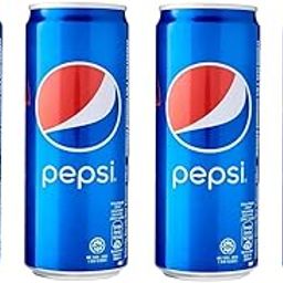 Pepsis Cola Carbonated Soft Drink, 330ml Can, Pack of 4 (From USA)-picture-30