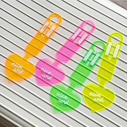 KidsZeeNie® Bright Color Heart-Shaped Luggage Tags – Customizable and Durable Travel Labels for Easy Identification of Suitcases, Bags, Backpacks, and Luggage, Ideal for Travelers (Set of 4)-image-4