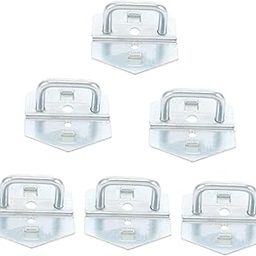 HOLIDYOYO 6 Pack Heavy Duty Metal Pegboard Hooks Garage Hooks for Hanging Tools Wall Mount u Shaped for Home Garage Organization-image-42