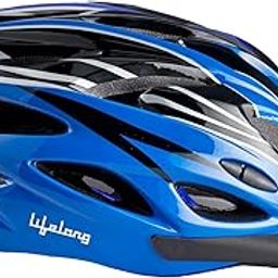 Lifelong Adjustable Cycling Helmet with Detachable Visor|Adjustable Light Weight Mountain Bike Cycle Helmet with Padding for Kids and Adults|Racing Helmet for Men and Women (6 Months Warranty)-13