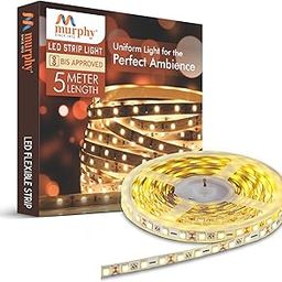 Murphy Others 35W Led Strip 2835 High Lumen Cove Light 5 Metre (120 Led/Mtr.) (Warm White, Pack of 1) with 12V Dc 3Amp. Driver-image-48