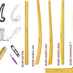 Kitoarts Tailoring Kit - Measuring Scale, Tailoring Tools, Wooden Material-picture-17