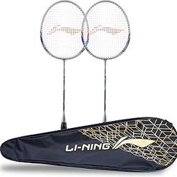 Li-Ning XP-80-IV Aluminum Strung Badminton Racquet (Grey/Green , S2 , 90-95 grams , 18-20 lbs)-image-0