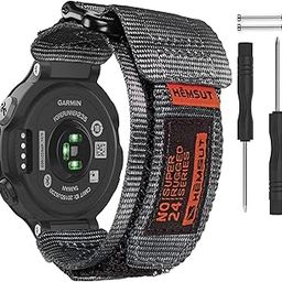 SMITHA Compatible with Garmin Forerunner 235, Rugged Replacement Watch Band Strap Wristband for 220/230/235/620/630/735XT/235 Lite Smart Watch for Women Men-image-16