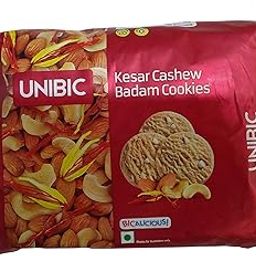 Unibic Badam Cookies - Kesar Cashew, 200g Pack-image-70