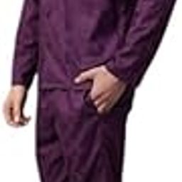 Men Self Design Satin Night Suit-image-2