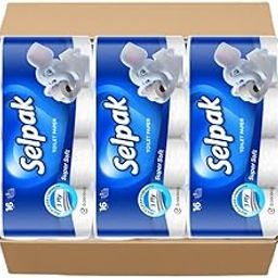 Selpak Toilet Roll - 3Ply (Pack of 16) X3-image-24