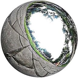 Stainless Steel Mirror Polished Sphere Hollow Round Ball Garden Decor 18cm-image-66