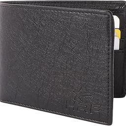 HRF Star Black Leather Wallet for Mens and Boys Album (Black)-picture-31