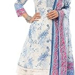 Women Cotton Layered Kurta Pants Suit Set-picture-14