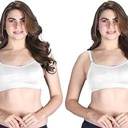 Wire Free Slip on Moulded Sports Bra with Adjustable Strap-picture-31