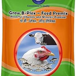 Growel Grow B-Plex – Feed Premix with 19 Vitamins, Amino Acids and Minerals for Aquaculture, Poultry, Cattle, Horses, Pigs, Goats and Sheep – 1 kg.-picture-28
