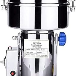 IMPERIUM® Effortless Spice Mastery: Stainless Steel 3000Watt 1000grams Portable Spice Grinder Machine with 1-Year Warranty-image-36