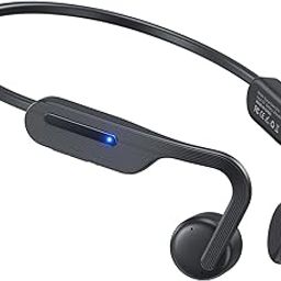 Qyzue Bone Conduction Headphones, Open Ear Headphones, Superior Sound Wireless Bluetooth Running Headphones 10H Playtime, Comfortable Fit Sweatproof for Music, Workouts, Travel, Noise Cancellation-30