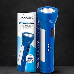 MAGIK Phoenix Multipurpose Emergency Rechargeable Torch | Side Light | 4 Hour Battery Backup | USB Type C | Fast Charging | 600mAH Lithium-ion Battery-11