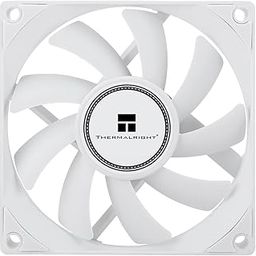 Thermalright TL-8015W CPU Fan Computer case Fan Quiet 4pin PWM PC Fan, 15mm Slimline Cooler Fan, 2200RPM Speed, 80mm CPU Cooling Fan(White)-image-28