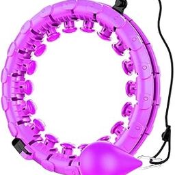 Calandis Adjustable Smart Hoop 360 Degree Magnet Massage Counter, Auto-Spinning Purple-picture-27