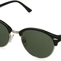 Men-Women Wayfarer Sunglasses Gold Frame Green Lens Small-picture-2
