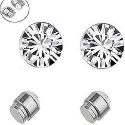 Magnetic Stainless Steel Small Magnetic Non-Piercing Stud Earrings For Men & Boys-image-72