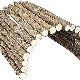 KSK Flexible Wood Hideout - Extra Large - House, Tunnel, Ramp, Bridge, Tube for Guinea Pigs, Ferrets, Hedgehogs, Chinchillas, Small Rabbits, and Other Small Animals - Accessories, Toys, and Supplies-22