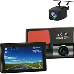 Dual Channel Dashcam A800 PRO, 3K Resolution, 3-inch IPS Screen, Mobile App Connectivity-image-48