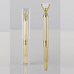 Tat Rabbit Professional Microblading Pen, Gold Manual Eyebrow Tattoo Tool with Crystal Grip, Permanent Makeup-picture-12