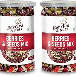 Berries And Nuts Trail Bites | Berries & Seeds | Trail Mix, Healthy Mix | 400 Gram | 2 Bottles of 200 Grams-image-7