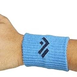 Mizaki Super Comfert Wristband for All Sports - Stretchable, Super Sweat Absorbent Supports for Wrist (Blue)-image-8