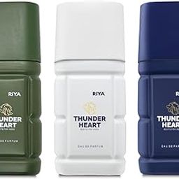 Riya Thunderheart Eau de Parfum, Set of 3 (Blue, White, Green), 30ml each-24