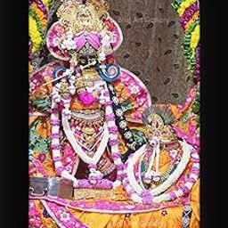 Braj Art Gallery Shri Radha Vallabh Lal Ji Vrindavan Shringaar Darshan Small Photo Frame Size 7.5X10.5 Inches-image-37