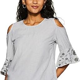 Women's Striped Regular Fit Blouse-image-37