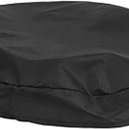 POPETPOP Outdoor Round Fire Pit Cover Heavy Duty Oxford Fabric Weather-resistant for for Easy Storage and Portability-image-74