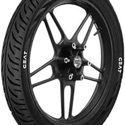 Ceat Zoom Plus F 80/100 -18 47P Tubeless Bike Tyre, Front-image-60