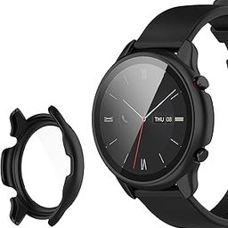 YODI Case Cover for Amazfit GTR 2 & Amazfit GTR 2e Watch only Removable Screen Protector Watch TPU Cases for Men and Women Anti Scratch 360 Full Bumper Cover Shockproof (Black)-image-47