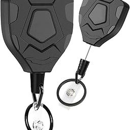 2 Pcs Id Card Pulley, Id Card Holder, Convenient to Carry Suitable for Office Use Traveling and Playing are Also Suitable for Wearing Around The Waist-image-32