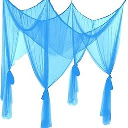 4 Corner Post Bed Canopy Net Hanging Bed Valance for Girls Kids Room Camping-image-52