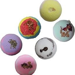 LA NATURAL Handmade Assorted Bath Bombs Combo | Lavender, Rose, Orange, Eucalyptus, Tea Tree, Coffee-Vanilla Bath Bombs Combo | Natural Cleansing Bath Bombs (60 Gm Each, Pack of 6 Assorted)-image-20