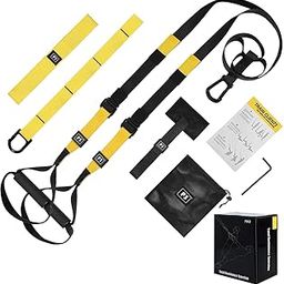 WXWS All in one Suspension Training Trainer Kit, Full Body Weight Resistance Training Build Muscle, Full Body Workout for Home, Crossfit Workouts-image-54