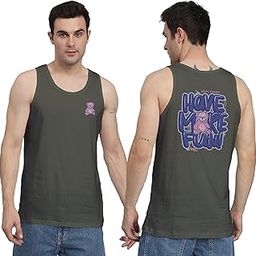 Men's S to 5XL Designer Men Vest Teddy Printed Cotton Sando/Baniyan/Ganji for Men and Boys - Perfect for Gym Workouts, Vacations, and Beaches-image-9