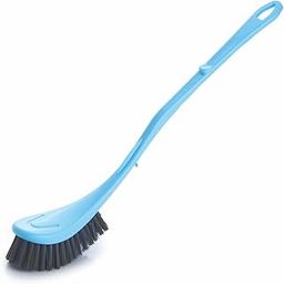 Homeor Toilet Cleaner Brush, Toilet Cleaning Brush for Western and Indian Toilet, Bathroom Brush for Toilet Cleaning, Plastic Toilet Brush with Strong & Flexible Bristles, 1 Piece, Blue-image-50