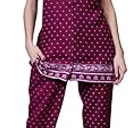 Summer Casual Collar Neck with Button Half Sleeve Rayon Printed Co ord Set| Printed Night Suit for Women's-image-12