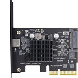 Xiwai 20Gbps USB 3.2 Gen2 Type-C USB-C to PCI-E 4X Express Card Adapter for Desktop Motherboard-image-15