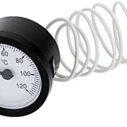 CALANDIS™ Thermometer Capillary Temperature Gauge 0-120C Water & Oil 1.5 Meter Sensor-57