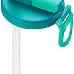 THE STYLE SUTRA Soda Can Lid with Straw Easy to Use Silicone Press to Seal for Standard Cans Blue Green-image-53