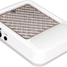 LOSA 80W Eletric Nail Dust Cleaner Low Noise Manicure Dust Collector White Sponge Pad-image-26
