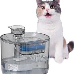 Ultra-Quiet 2.2L/74oz Pet Water Fountain | USB-Powered, Quiet Operation, Keeps Drinks Fresh | Pet Water Station, Pet Accessory, Cat Water Fountain Automatic-image-63