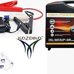 Kozdiko 12V Portable Multi-Function 50800MH Jump Starter Car Jumper Starter,Mobile Phone Charger with 2 Ports, Torch and SOS Light for Maruti Suzuki Alto 800-image-87